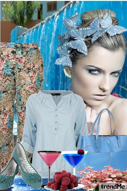 plava fantazija na vodi- Combinazione di moda