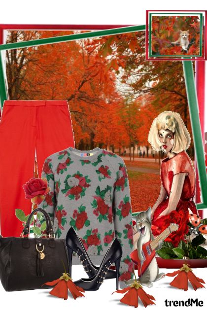 crvena jesen- Combinazione di moda
