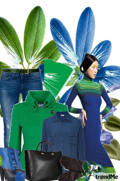 Kad me plavo i zeleno uhvati- Combinazione di moda
