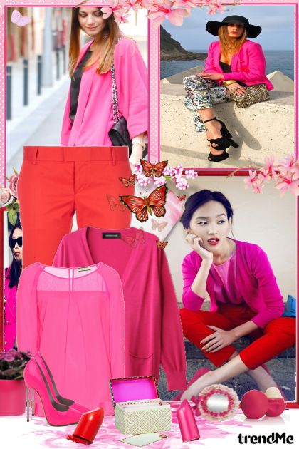 Crveno-ružičasti snovi- Fashion set