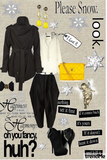 Winter in black- Combinaciónde moda