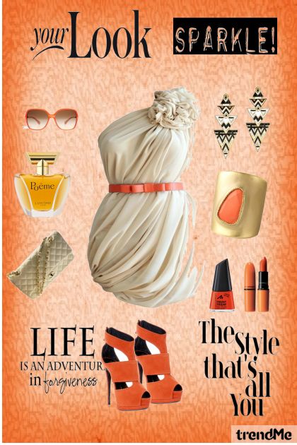 Orange love- Fashion set