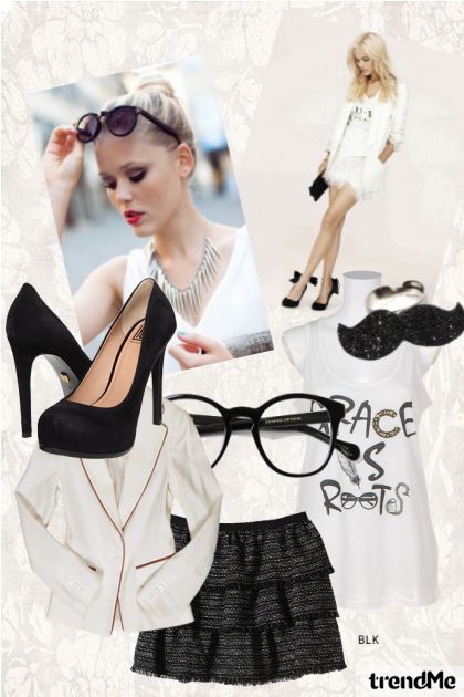 black 'n white- Combinaciónde moda