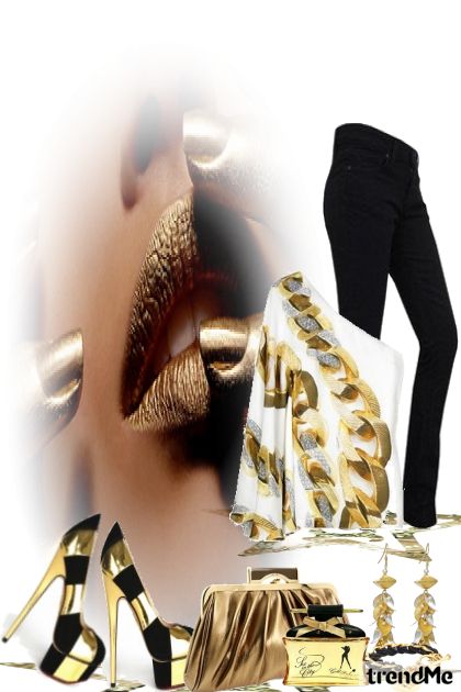 Gold fashion- Fashion set
