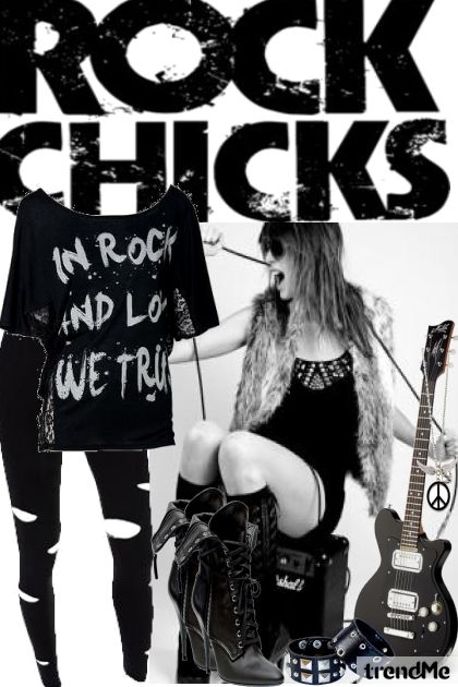 Rock chicks- Combinaciónde moda