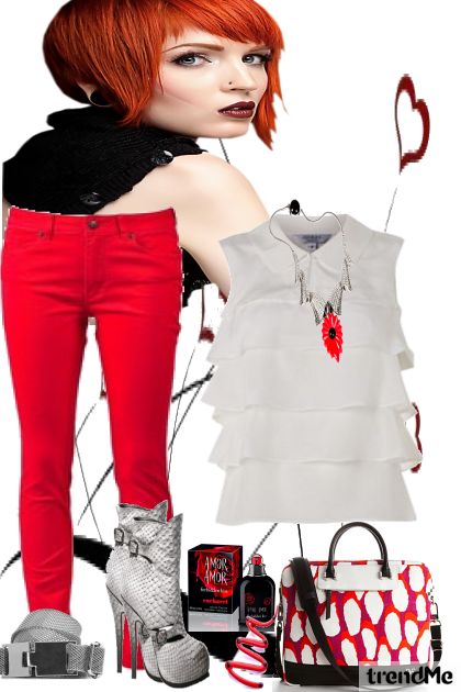 Red and white- Fashion set