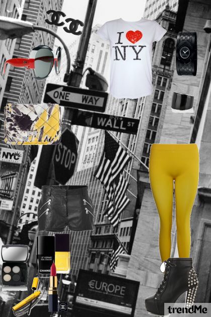 i love NYC- Modekombination