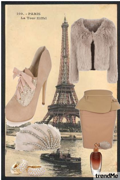 i love paris- Combinaciónde moda