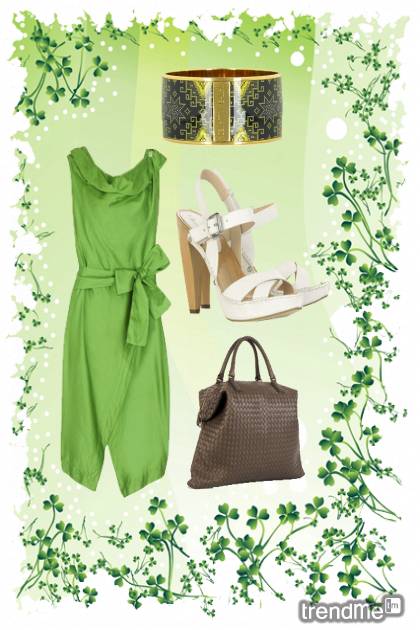 Still love green- combinação de moda