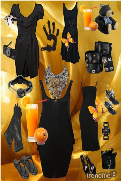 orange juice 2- combinação de moda