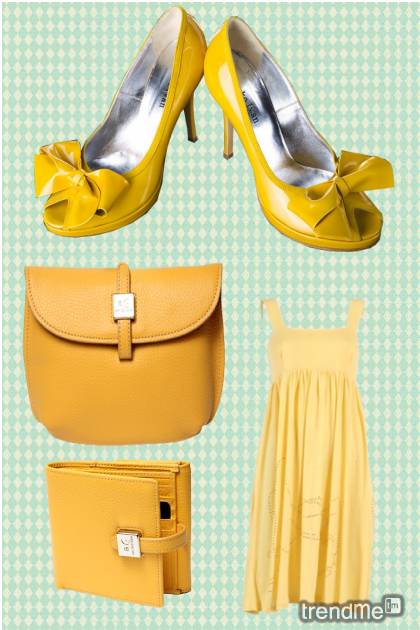 Yellow dream- combinação de moda