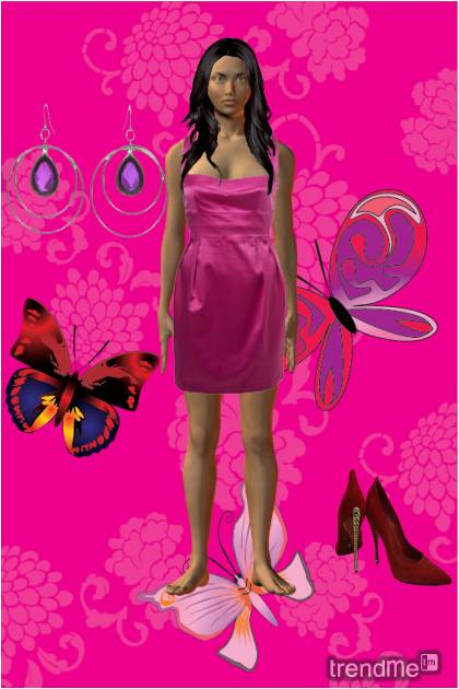 pritty in pink- Combinazione di moda