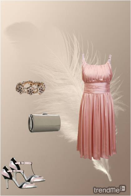 romantic pink- combinação de moda