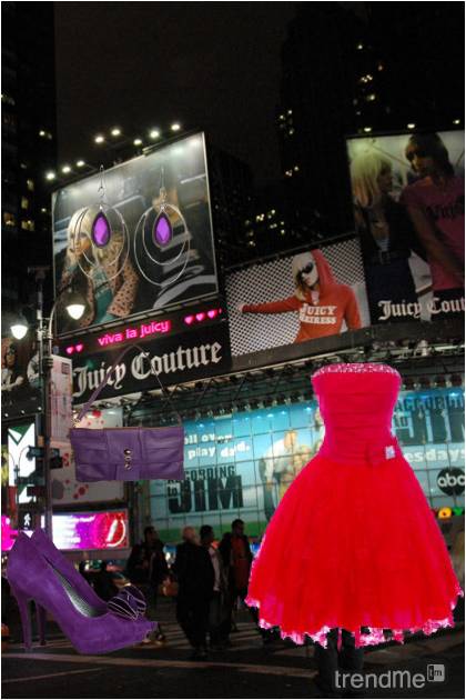 new york girl- Combinazione di moda