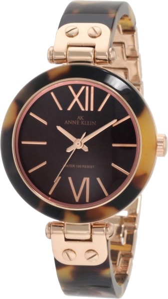 anne klein tortoise watch