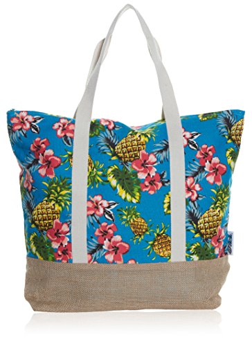 Pier 17 Bag Beach By Tote Extra Large And Roomy With Zipper Closure