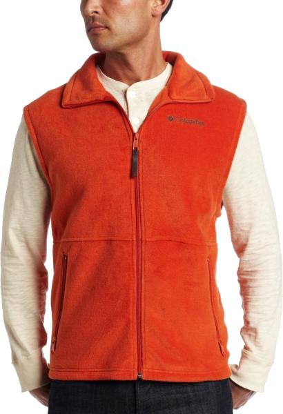 columbia orange vest