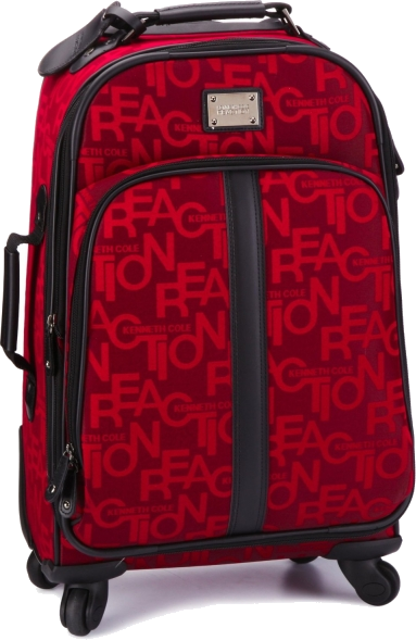 kenneth cole red luggage