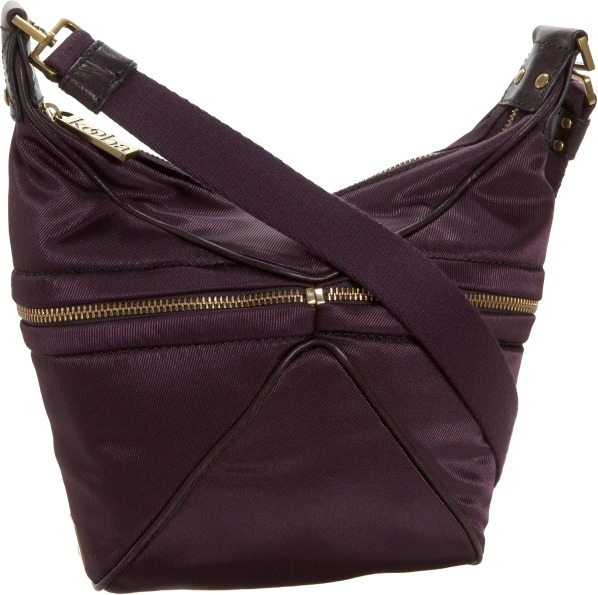 Kooba Bag Hunter Small Zip Pocket Cross Body Purple