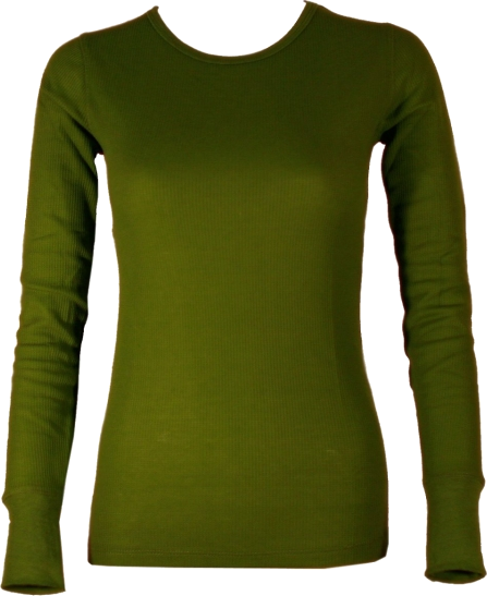 Everyday Seamless Long Sleeve Top in Olive Green