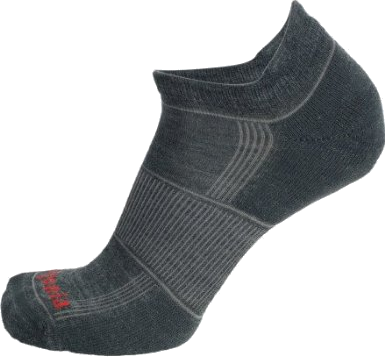 New Patagonia Running Organic Cotton Socks Mens Lightweight Everyday Anklet Gray