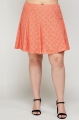 Clothes/footwear details Plus Size, Knit Eyelet A-line Skirt (Skirts)