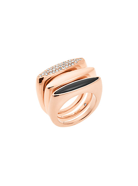 Stack Ring Rings Gold Michael Kors Rose VpUMqzGS