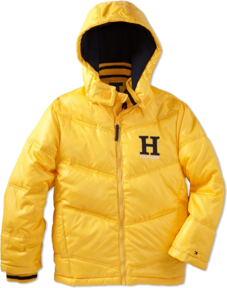 tommy hilfiger yellow coat