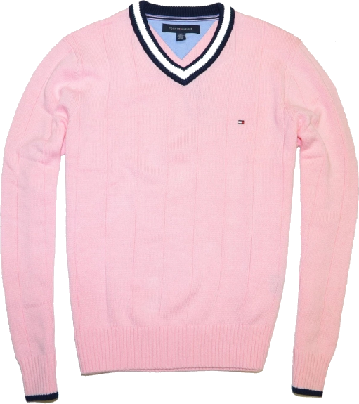 tommy pink sweater