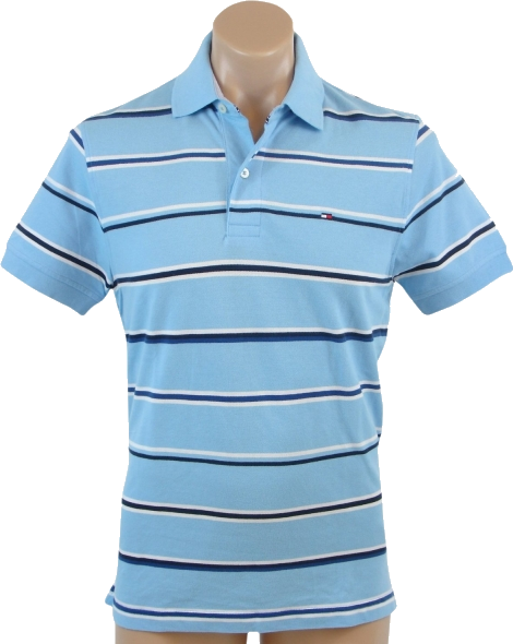 tommy hilfiger light blue polo shirt