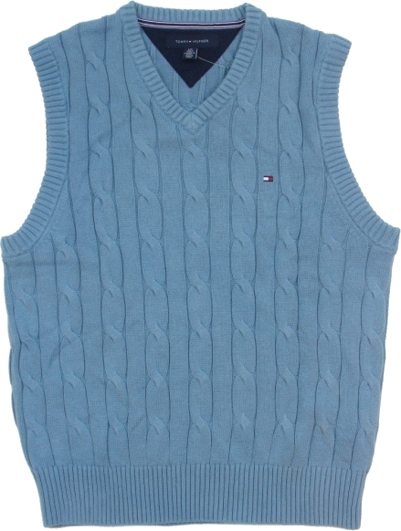 tommy hilfiger blue vest