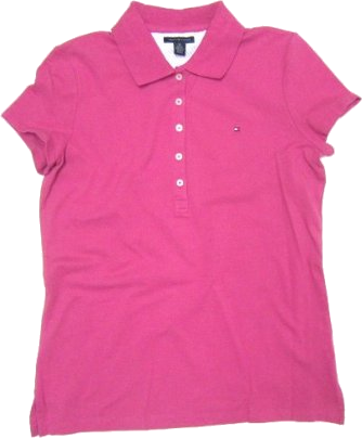 womens hot pink polo shirts