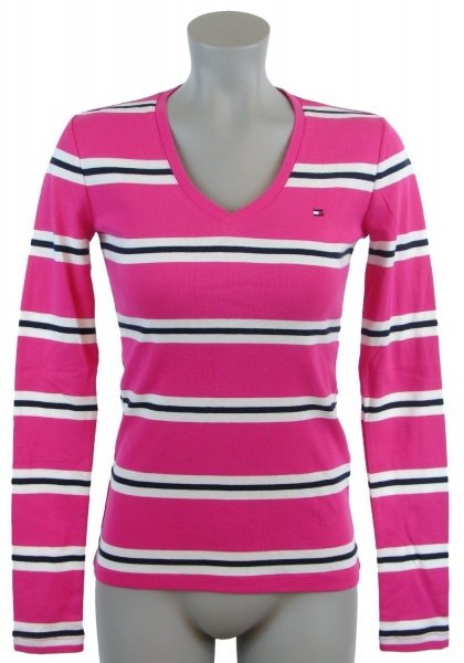 tommy hilfiger pink long sleeve