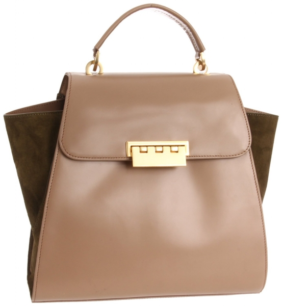 Eartha Top-Handle Crossbody Bag in Camel