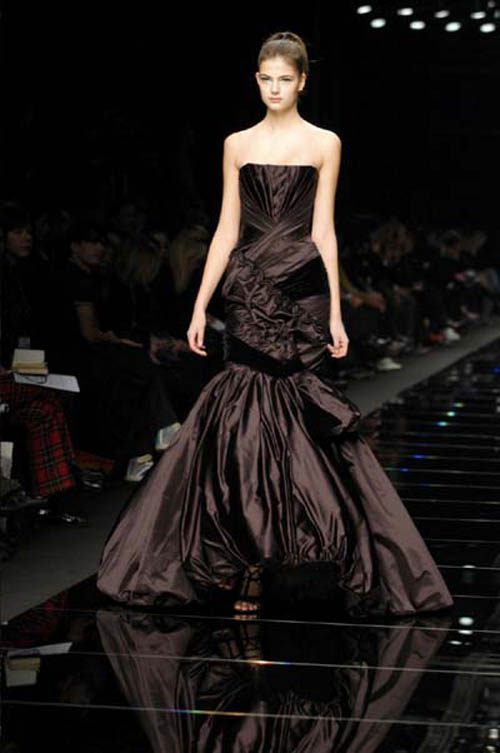 braon haljina - - Miss Bell - trendMe.net