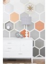 DIY Ombre Hexagon Wall - Thistlewood Far - fotos 
