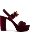 Prada Velvet platform sandal - Prada