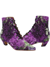 Pointed Toe Low Heel Booties - Little Purple Carnations