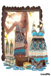 Heart Boho dress