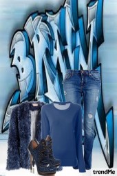 Graffiti Blue