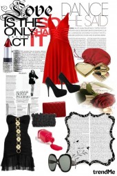 red-black combination