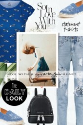 The Daily Look: Jeans and T-shirt
