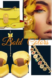 Bold colored accessories