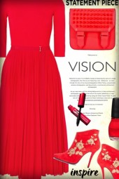 ❤️Lady in red//MONOCHROME