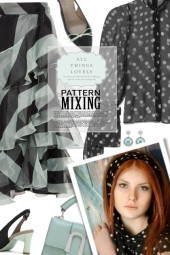 All things lovely pattern mixing