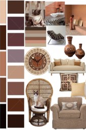 Brown and Beige for a warm home