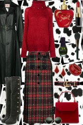 HOW TO WEAR PLAID SKIRT