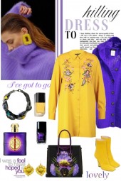 PURPLE AND YELLOW