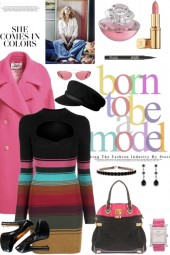 HOW TO WEAR MULTICOLOR DRESS
