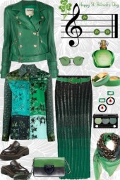 HOW TO WEAR PATCHWORK GREEN SHIRT